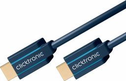 Kabel Clicktronic HDMI - HDMI 2m granatowy (40990)