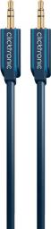 Kabel Clicktronic Jack 3.5mm - Jack 3.5mm 5m granatowy (JAB-1339084)