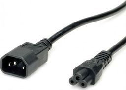 Kabel zasilający Value VALUE Power Cable C14 to C5. Black. 1.8m