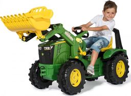 Rolly Toys John Deere Traktor na Pedały X-Trac Premium Łyżka Ciche Koła