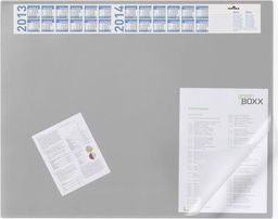  Durable DURABLE SchreibunterlageVollsichtpl/Kalender 65x52cm grau