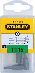  Stanley końcówka 1/4" TORX TT15 x 25mm 3 sztuki (17-782-1)