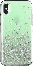  Wozinsky Wozinsky Star Glitter błyszczące etui pokrowiec z brokatem iPhone XR zielony uniwersalny