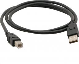 Kabel USB C-Tech USB-A - USB-B 1.8 m Czarny (CB-USB2AB-18-B)