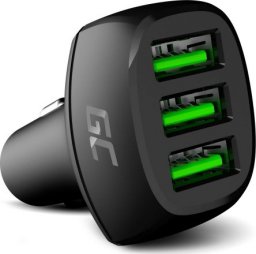 Ładowarka Green Cell PowerRide 3x USB-A 3 A  (CADGC01)