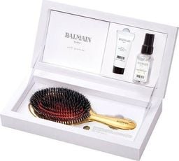  Balmain  Golden Boar Hair Spa Brush + Travel Argan Elixir 20ml + Travel Leave-In Conditioner, 50ml