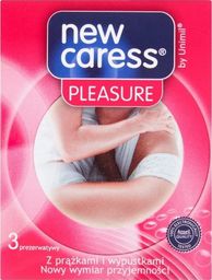  New Caress NEW CARESS_Pleasure lateksowe prezerwatywy 3szt