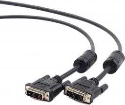 Kabel Gembird DVI-D - DVI-D 1.8m czarny (CC-DVI-BK-6)