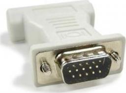 Adapter AV DVI-I - D-Sub (VGA) biały
