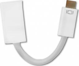 Adapter AV Qoltec DVI Mini - HDMI biały (50519)
