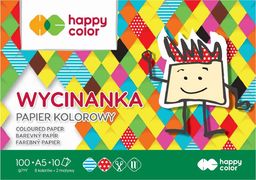 Happy Color Blok Wycinanka A5/10K 100g HAPPY COLOR
