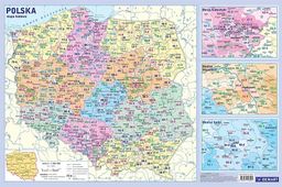  Demart Podkładka edukacyjna- mapa administracyjna Pol.