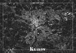  Art-Map Plakat dekoracyjny - Kraków