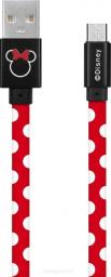 Kabel USB Disney USB-A - USB-C 1 m Czerwony (DUSMIN025)