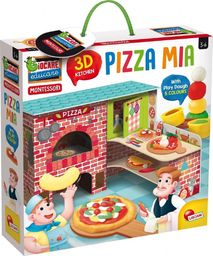  Quercetti Montessori Pizza Mia 3D + plastelina 76833 LISCIANI