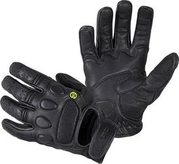W-TEC Męskie skórzane rękawice motocyklowe W-TEC Cherton Kolor Czarny, Rozmiar 3XL