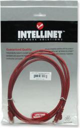  Intellinet Network Solutions Intellinet patch cord RJ45 kat. 6 UTP 3m czerwony 100% miedź (342179)