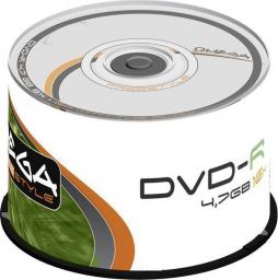  Omega DVD+R 4.7 GB 16x 50 sztuk (56465)