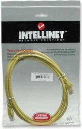  Intellinet Network Solutions Intellinet patch cord RJ45 kat. 6 UTP 1m Źółty 100% miedź (342346)
