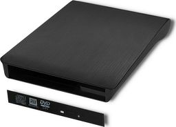 Kieszeń Qoltec na napęd CD/DVD SATA - USB 2.0 (51863)