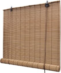  vidaXL Rolety bambusowe, 80 x 160 cm, brązowe