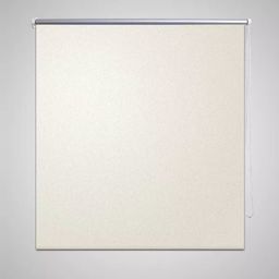  vidaXL Roleta przeciwsłoneczna 120 x 230 cm kremowo biała