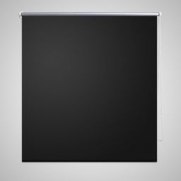  vidaXL Roleta okienna zaciemniająca czarna 120 x 175 cm
