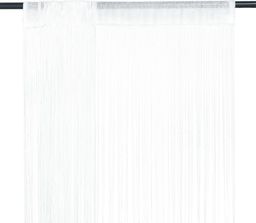  vidaXL Zasłony sznurkowe, 2 sztuki, 100 x 250 cm, białe