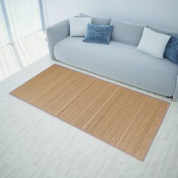  vidaXL Brązowy, prostokątny dywan bambusowy, 80 x 300 cm