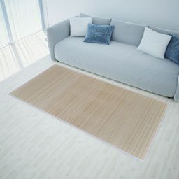  vidaXL Naturalny, prostokątny dywan bambusowy, 150 x 200 cm