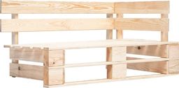  vidaXL ogrodowa ławka narożna z palet, drewno FSC (45769)