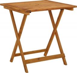  vidaXL składany stół ogrodowy, 70 x 70 x 75 cm, lite drewno akacjowe (46348)