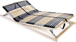  vidaXL Stelaż do łóżka z 42 listwami, drewno FSC, 7 stref, 120x200 cm
