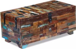  vidaXL Stolik kawowy-skrzynia z drewna odzyskanego 80x40x35 cm