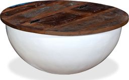  vidaXL Stolik kawowy z drewna odzyskanego, kształt misy (245258) - 245258
