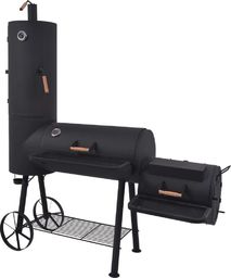 vidaXL Grill ogrodowy węglowy z wędzarnią ruszt 70x22 cm (43155)