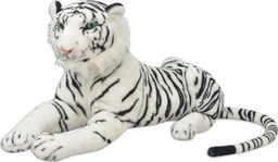  vidaXL 80164 Tiger Toy Plush White XXL - Untranslated