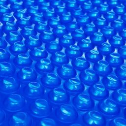  vidaXL Pokrywa na basen, niebieska, 417 cm, PE