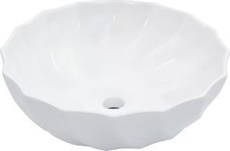 Umywalka vidaXL Umywalka, 46 x 17 cm, ceramiczna, biała