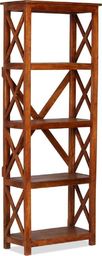  vidaXL Regał, drewno akacjowe stylizowane na sheesham, 60x30x160 cm