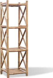  vidaXL 4 poziomowa bambusowa półka