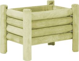  vidaXL Donica ogrodowa z impregnowanego drewna FSC, 60x40x42 cm
