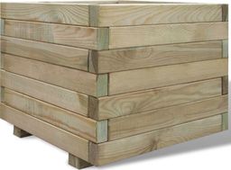  vidaXL Donica 50 x 50 x 40 cm, kwadratowa, drewno FSC