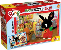  Lisciani Puzzle Maxi 2x12 elementów Bing Szkoła