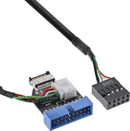  InLine Adapter USB 3.1 na USB 3.0 InLine - wewnętrzny (33446A)
