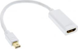 Adapter AV InLine DisplayPort Mini - HDMI biały (17193K)