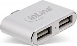 HUB USB InLine 2x USB-A 2.0 (33291I)