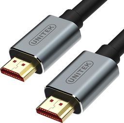 Kabel Unitek HDMI - HDMI 2m srebrny (Y-C138LGY)