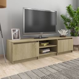 vidaXL Szafka TV, dąb sonoma, 140x40x35,5 cm, płyta wiórowa
