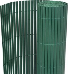 vidaXL Dwustronne ogrodzenie ogrodowe, PVC, 90x300 cm, zielone
